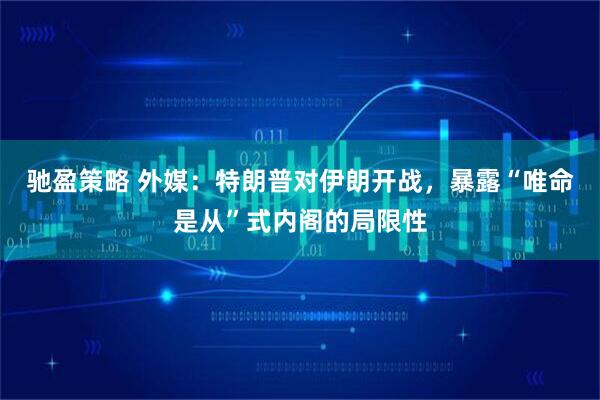 驰盈策略 外媒：特朗普对伊朗开战，暴露“唯命是从”式内阁的局限性