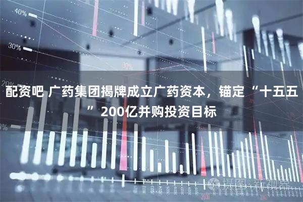 配资吧 广药集团揭牌成立广药资本，锚定 “十五五” 200亿并购投资目标