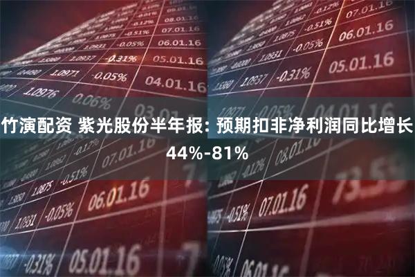 竹演配资 紫光股份半年报: 预期扣非净利润同比增长44%-81%